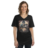 Dancing On The Drums Unisex Short Sleeve V-Neck T-Shirt - Beyond T-shirts